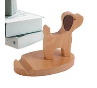 Generico Wooden Phone Holder Stand-Solid Beech Desktop Smartphone Dock, Cell Phone Support For Desk & Nightstand, Universal Tablet Stand For Home Office & Travel | For