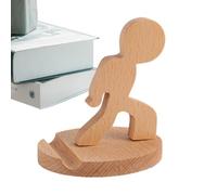 Generico Wooden Phone Holder Stand-Solid Beech Desktop Smartphone Dock, Cell Phone Support For Desk & Nightstand, Universal Tablet Stand For Home Office & Travel | For