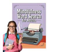 Genérico Word Search Libri per adulti, gioco di puzzle multilivello, set di ricerca di parole stimolanti per la mente, attività rilassanti per alleviare lo stress, oltre 400 puzzle impegnativi per