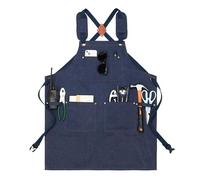 Generico Work Apron,Adjustable Tool Kitchen Waterproof Accessories,Tool Apron with Pocket Cross-Back Straps | for Men Women Kitchen Cooking Chef Grilling Mother's Day