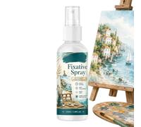 Generico Workable Fixative Spray - 100ml Clear Gloss | UV Protective Finish