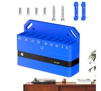 Generico Wrench Organizer Magnetic, Sturdy Magnetic Tool Rack - Space-Saving Wrench Wall Organizer Easy To Install,for Bike Hex Spanner Repair Tool Wall Organization Display Garage Workshop