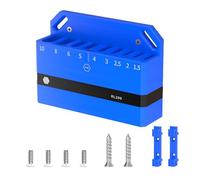 Generico Wrench Organizer Magnetic, Sturdy Magnetic Tool Rack - Space-Saving Wrench Wall Organizer Easy To Install,for Bike Hex Spanner Repair Tool Wall Organization Display Garage Workshop