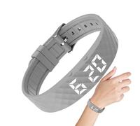 Generico Wrist Alarm Clock - Led Seven-Segment Display, Watch Wearable Silent Timer - Vibration Adjustable Alarm Clock Wristband,for Sleep Seniors Elderly Women Men Adults Girls Kids