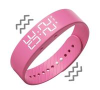 Generico Wrist Alarm Clock | Slim Wearable Rechargeable Reminder | Heavy Sleepers Alarm Bracelet | For Elderly Kids Women Men Students Commuting Dorm Library Bedroom Travel