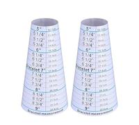 Generico Wrist Measurement Tool - 2-Piece Jewelry Gauge, Compact Size with Adjustable Measuring Scale, Accurate & Easy-to-Use Feature, Family Friends Adults Men Women Home Office