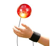 Generico Wrist Return Ball | Rubber Bounce Training Toy 9.05 * 1.97inch | Wrist Return Ball - Solid Rubber Bounce Trainer with Cord & Wristband, Fun Fidget Game for Sports, Gym, Indoor & Outdoor Play