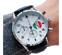 Generico Wrist Watch, Men's Leather Timepiece, 1.69 Inches, Waterproof Clock, Automatic Analog Watch for Home, Office, Events, Formal Wear, Business, Travel, Date Night, Wardrobe, Accessories Shelf