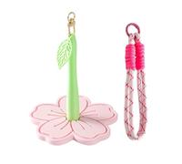 Generico Wristband Yarn Spinner Stand, 12.4x12.4x14cm, Portable Wool Storage, Flower Shape 3D Printing Nylon Holder for Beginners, Travel, Home Studios
