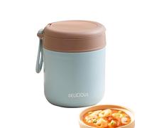 Generico xLonchera aislada - Acero inoxidable de 5 pulgadas | Contenedor de alimentos: portátil de 430 ml con tapa de silicona PP para el trabajo escolar, viajes, camping, picnic, mantener caliente