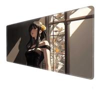 Generico XXL Japanese girl anime mousepad, game keyboard pad, gamemousepad XXL (90 x 40 x 3 cm) rubber anti slip base - smooth surface - officemousepad - anime game largepad