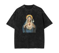 Generico Y2K Abbigliamento Pedro Pascal T-Shirt retrò a Maniche Corte Stampe Divertenti Abbinamenti di Moda alla Moda (1 M)