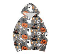 Generico Y2k Felpa per Bambini Casual Scollo Rotondo Felpe Cardigan con Coulisse Tasca Giacca Eleganti Ragazze Economici Scuola Cappotto Abbigliamento Top Ragazzi