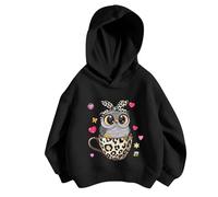 Generico Y2k Felpa per Bambini Super Morbida Graziosa Calda Carina Ragazze Basic Comfort Traspirante Morbidi Economici Casual Ragazza Felpe Senza Cappuccio Zip Abbigliamento Top Ragazzi