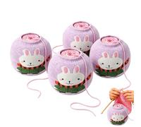Generico Yarn Ball Holder - 4 Piece Knitting Center Pull Stretch Cover | Yarn Ball Holder - Set Of 4 Elastic Stretch Covers Designed To Keep Center-pull Yarn Balls Neat, Tangle-free, And Contained W