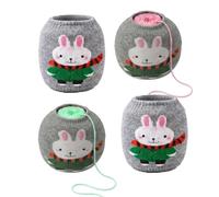 Generico Yarn Ball Holder - 4 Piece Knitting Center Pull Stretch Cover | Yarn Ball Holder - Set Of 4 Elastic Stretch Covers Designed To Keep Center-pull Yarn Balls Neat, Tangle-free, And Contained W