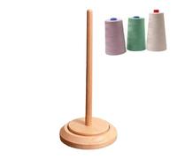 Generico Yarn Holder Crocheting, Wooden Yarn Ball Stand, Spool Dispenser Knitting Sewing Projects, Ideal for Crochet, D I Y, Home Studio, 4.84x4.84x10.75 Inches