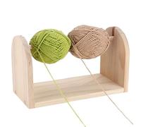 Generico Yarn Holder - Horizontal Ribbon Storage | Wooden Crochet Holder | Crafting Knitting Organizer for Enthusiasts Hobbyists Artists Home Workshop Craft Room Apartment Projects