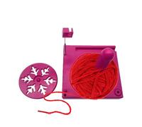 Generico Yarn Holder, Rotating Spindle Crocheting Accessory, 7.1-inch Rack with Storage Drawer, Knitting Spool Spinner, Craft Organizer with Classic Style, Gift for Mothers And Knitters