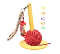 Generico Yarn Holder - Yarn Ball Minder, Storage Organizer for Knitting Crochet Supplies | Portable Wristband Spinner for Craft Lovers, Crochet Projects, Home Studio, PP Metal