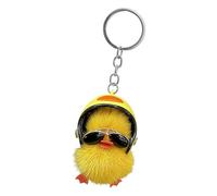 Generico Yellow Duck Keychain - Elegant Decorative Keychains Men - Duck Accessories, Decorative Keychains For Men, Furry Backpack Accessory, Keychain Bag Ornaments For Mens