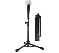 Generico Youth Baseball Tee - Net Oxford Cloth Iron Pipe Adjustable Height Tripod | Baseball Tee Beginner Softball Trainer Portable Batting with Bag for Ages 3-8 Backyard Batting Cage Practice