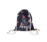 Generico Zainetto/Zaino, Sacca Personalizzabile Bambino e Bambina in 100% Cotone | Sacchetto Asilo Nido Scuola Materna | Personalizzato con Ricamo Nome e Disegno | Made in Italy (Designer, red blu)