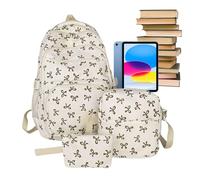 Generico Zaini Donna - Designer Chic con Fiocco per Università | Leggero Capiente Utilizzo Universale Per Viaggio Docenti Turismo Business Aereo