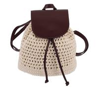 Generico Zaino All Uncinetto con Coulisse e Design per Perfetta per Scuola e Resistente per Ogni Occasione