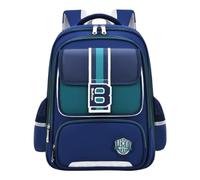 Generico Zaino Bambino Scuola Ergonomico Grande Capacità Inglese | Zainetto con design ergonomico e stile classico britannico, leggero e capiente, ideale scuola elementare, libri e accessori