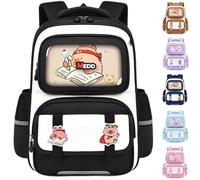 Generico Zaino Capibara Zainetto Asilo Bambino Backpack for Children, School Backpack Capibara - Casual Cartoon Print Trolley for Party Camping Outings Birthday Children Boys Outdoor Girls Boys