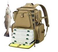 Generico Zaino da Pesca Borsa Impermeabile per l'Attrezzatura da Pesca | Organizer per esche artificiali da barca Adatto a Pescatori Uomini Padri Mariti Torrente Lago Fiume Bacino Stagno