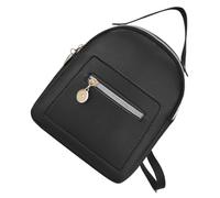 Generico Zaino Donna in Pu Mini Multitasche Tracolla Regolabile, Borsa a Tracolla in Pelle Sintetica per Viaggio, Scuola e Uso Quotidiano, Design Compatto e Capiente, Colore Nero