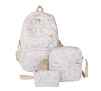 Generico Zaino Donna Moda - Designer Chic con Fiocco per Università,Leggero Capiente Utilizzo Universale Per Viaggio Docenti Turismo Business Aereo