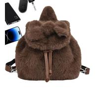 Genérico Zaino in peluche,Borsa Con Scuola,Zaino Scuola | Per Viaggi e Asilo e Studente e Natale e Shopping e Feste e Scuola e Bambini e Donne e Ragazzi e Ragazze, caffè, Consulte la