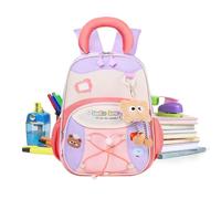 Generico Zaino per Bambini,Altezza 32 cm Capiente e Impermeabile Zaino,Borsa a Spalla per Asilo a di Colore con Fibbia | Per Bambini 3-6 Anni, Maschi, Scuola Elementare, Viaggi, Asilo, Regalo Natale