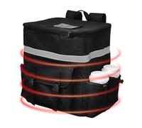 Generico Zaino Per La Consegna Di Cibo - Alimentare Isolata | Borsa Deliivery Impermeabile Oggetti Caldi E Freddi Grande Deliripy Pizza Adatta I Ristoranti Risto