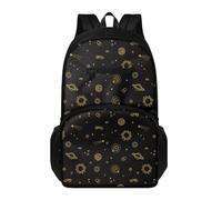 Generico Zaino Scuola Media Pianeta Marrone Zaino Per Ragazzi Adolescenti Dal Design Ergonomico, Zainetto Casual Bambini Buono Per La Scuola E I Viaggi