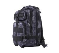 Generico Zaino tattico da 20 litri for escursionismo, campeggio, viaggi, pesca, compatibile con zaini sportivi uomo, borsa Molle caccia(Black Python)