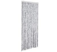Generico Zanzariera Bianco e Grigio 56x200 cm Ciniglia,Casa e Giardino,Arredo,Trattamenti per finestre,Rete per zanzare,Grigio,1.15 KG,315132
