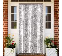 Generico Zanzariera Marrone e Beige 90x220 cm Ciniglia,Casa e Giardino,Arredo,Trattamenti per finestre,Rete per zanzare-284277