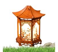 Generico Zen-Inspired Pavilion Diffuser Lamp, 160ml Essential Oil Diffuser With 2 Spray Modes, Japanese Zen Garden Humidifier And, Warm/White LED, Ultrasonic Cool Mist