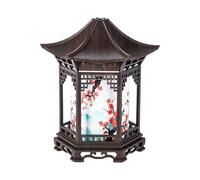 Generico Zen Pavilion Mist Lamp - Aromatic Humidity Light for Yoga Meditation Spa Rest Sleep Mood Setting | Soft Glow Air Moisturizing Fountain Style Decor Home Office Serenity Illumination Device