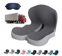 Generico Zen Seat Cushion, Zen Seat Cushion for Truck Drivers, Non-Slip, with Lumbar and Back Support, L Shape Ergonomic for Long Drive (#4)