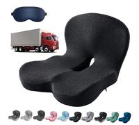 Generico Zen Seat Cushion, Zen Seat Cushion for Truck Drivers, Non-Slip, with Lumbar and Back Support, L Shape Ergonomic for Long Drive (#1)