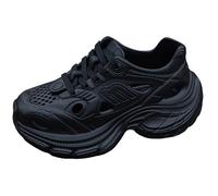 Generico Zeppe Donna Estive Comoda Sandali Zeppa Plateau Sandali da Spiaggia Sportivi Spessi E Cavi Per La Primavera E L'Estate con Tacco Donna Scarpe Zeppa (Black,38)