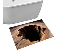 Generico Zerbino Illusione,Tappeti 3D Illusione Ottica,Zerbino Antiscivolo,Tappeto Che Sembra Un Buco nel Terreno,per Ingresso Cucina Bagno Ingresso Patio Camera da