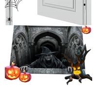 Genérico Zerbino per Halloween, antiscivolo, con illusione ottica | Tappetino da pavimento illusione abisso, 60 x 40 cm, per portico, ingresso, soggiorno, cucina, camera da letto, bagno