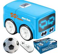 Generico Zheob Magic Mini Rc Bus - Gesto Aggiornato 2026, Bus Telecomandato Magico Con Dodge Automatico E Guida Di Pattuglia, Giocattolo Di Guida Di Pattuglia Con 5 Modalità, 2,4 Ghz(Blue)