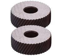 Generico Zigrinatrice Lineare e Diagonale in Acciaio 2 Ruote Zigrinate di Ricambio per Utensili Motivo Grezzo Sostituzione per Manopole e Rulli a Rotolamento Antiscivolo